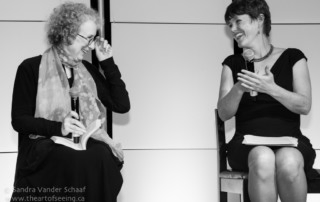 Margaret Atwood and Leah Kostamo