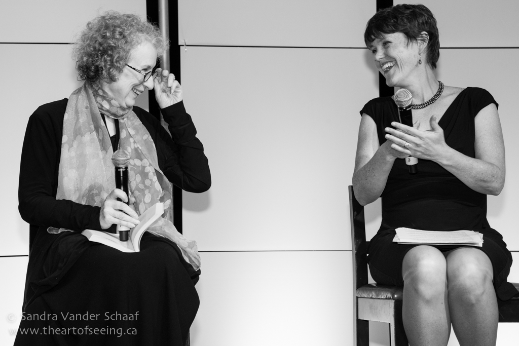 Margaret Atwood and Leah Kostamo