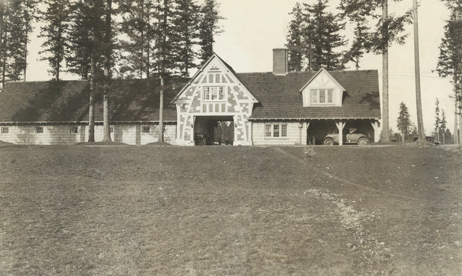The historical buildings have been well-preserved at Brooksdale.