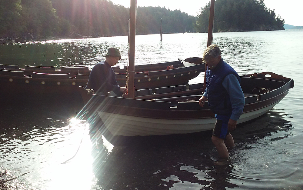 Ed and Steve In Boat