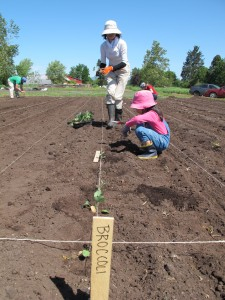 Volunteers Preparing Garden