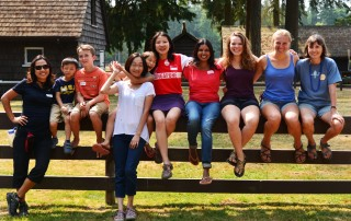 Education Volunteers 2016 Sitting on Fence