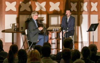 Luke and Markku at Stories and Song Hamilton