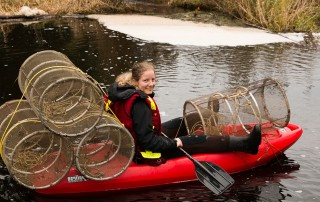 Melanie in Kayak