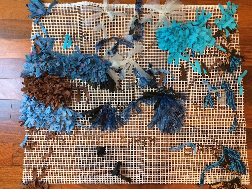 Prayer Rug in Progress