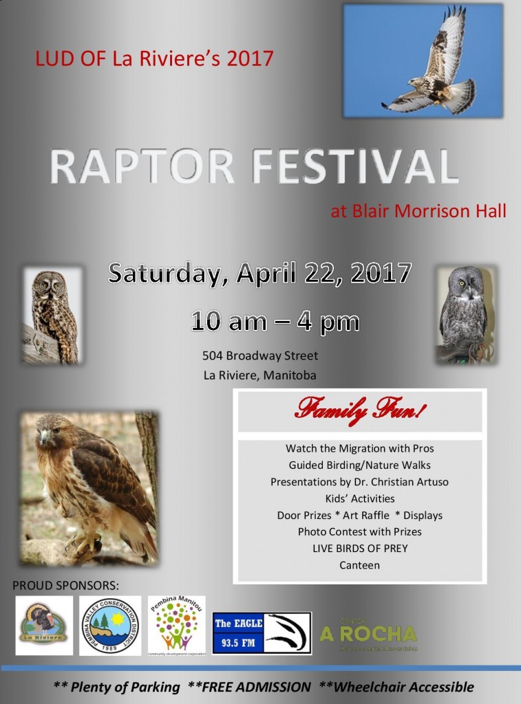 La Rivière Raptor Festival (La Rivière, MB) A Rocha