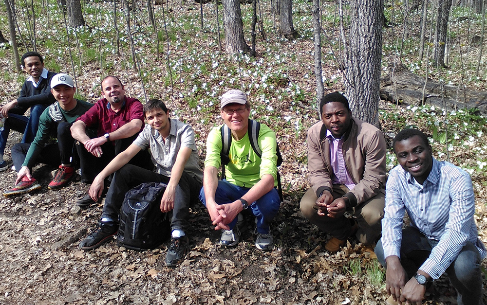 Ottawa Wildflower Walk Group Poses for Photo