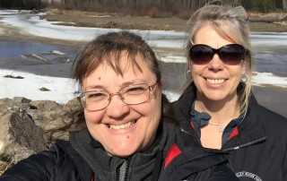 Cindy Verbeek with Volunteer Regina