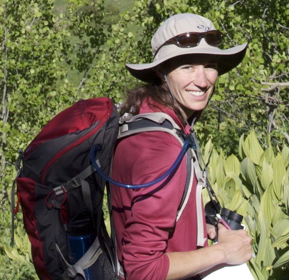 Michelle Jackson Poses for Photo While Hiking