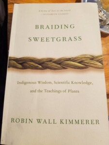 Cover of Braiding Sweetgrass by Robin Wall Kimmerer