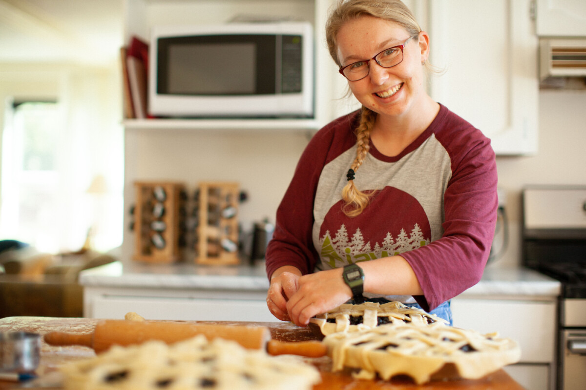 Laura Naftel baking pies