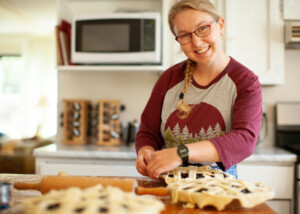 Laura Naftel baking pies