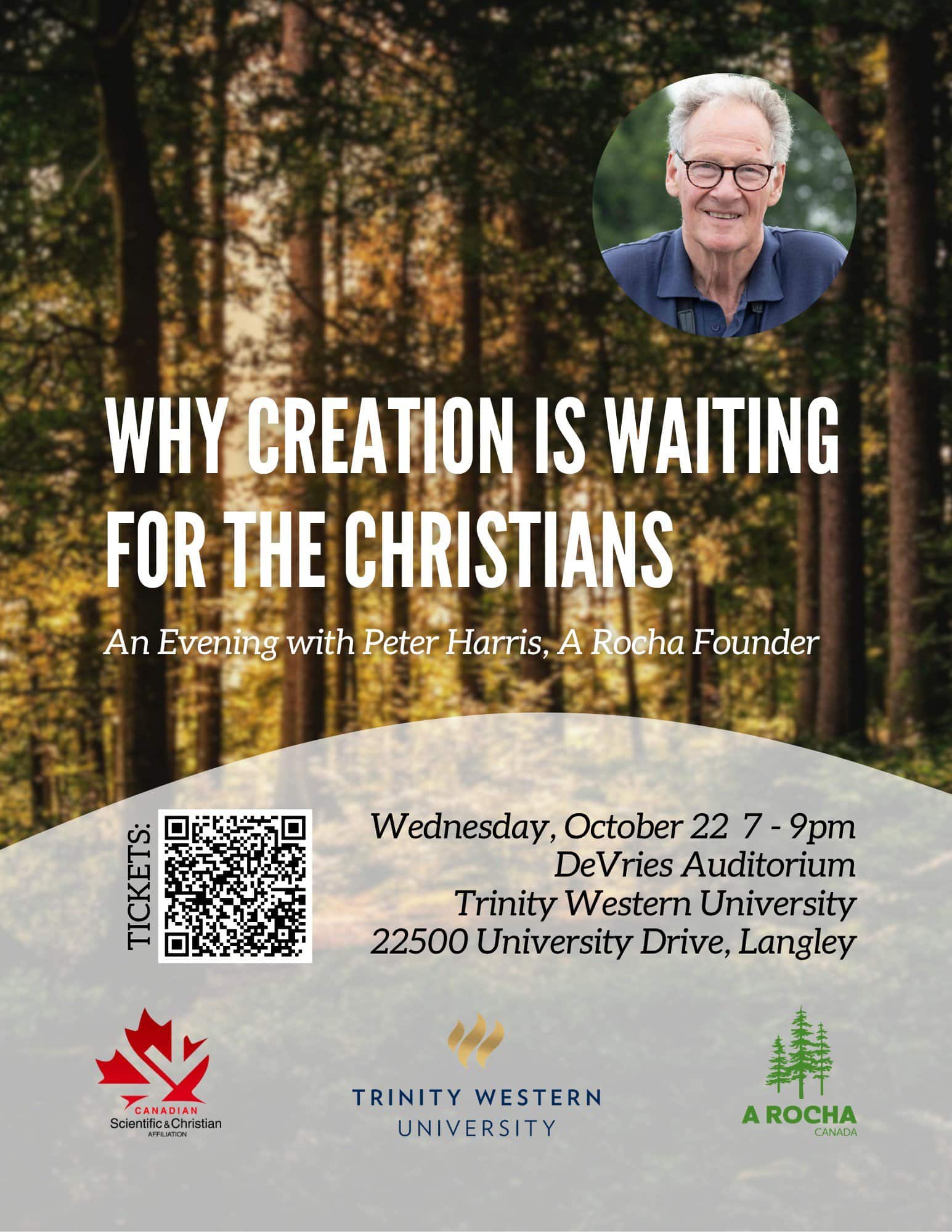 Peter Harris Event – Poster